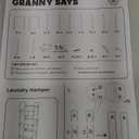 GRANNY SAYS 3 Tie Laundry Sorter, Laundry Basket with Wheels, Laundry Room Organization and Storage, 3 Section Rolling Laundry Cart for Dorm, Bathroom, Bedroom, Closet, Beige