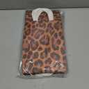 16 Pcs Leopard Print Mini Gift Bags with Handles Paper Bags Small Gift Animal Prints for Shopping Trendy Kraft Party Take out Merchandise Retail for Small Business Leopard Cheetah Theme Party
