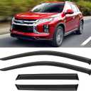 Window Visors Rain Guards Shield for 2011-2026 Mitsubishi Outlander Sport, Out-Channel Window Vent Wind Deflectors Visors Shades