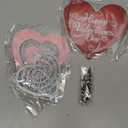 AceOrbit 6 Pcs Valentines Wall Decor Metal Wall Art Farmhouse Hollow Heart