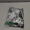 BLENCOT Women's Chiffon V Neck Sleeveless Floral Printed Tank Tops Summer Office Work Blouse Black S