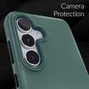Crave Compatible with Samsung Galaxy S25 FE Case, Shockproof Protection Dual Layer Case for Samsung Galaxy S25 FE (6.7 inch) - Forest Green