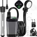 Portable Camping Shower with Heater, 6000mAh Rechargeable Portable Shower with 2000W Immersion Heater, LED Display, Heated Camping Shower for Travel, Hiking, Car, Pet