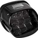 NTHREEAUTO Smoked LED Rear Tail Light Motorcycle Taillights Brake Driving Compatible with Harley Dyna Road King Electra Glide Street Bob Touring