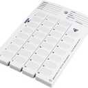 Ezy Dose 31-Day Daily Disposable Cards for Pill, Medicine, Vitamin, Use with Unit Dose Cold Seal System (Case of 500)