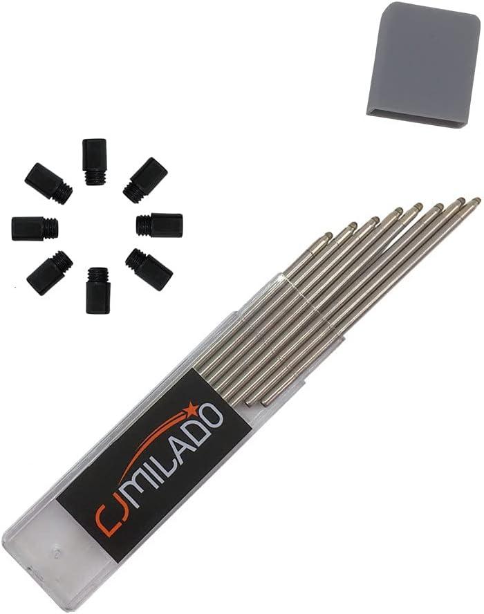 Ballpoint Pen Metal Mini Refill D1/635 Refill- Medium Point Refill for Multifunction Pen,Mini Pen Compact Pen(Blue ink 8 pack)