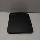 Appliance Slider 360 Rolling Tray for Coffee Maker Bamboo Coffee Pot Slider Tray Countertop Rotation Sliding Tray with Wheels, Small Appliances Mat Black (Small 11.8"  9.8"  0.6")