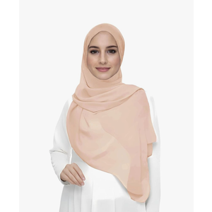 Premium Chiffon Hijab Head Scarf Shawl Wrap for Muslim Women Lightweight, 2 Pack