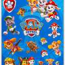 Paw Patrol Sheet Set Puppies Ready - Bundle of Paw Patrol Bedding Including: Flat Sheet, Fitted Sheet, and Pillowcase for Twin Bed Plus Stickers, More for Kids