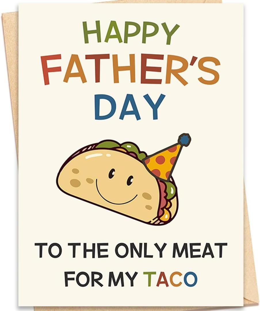3 x fancu Funny Father's Day Card Gift for Husband from Wife, Father's Day Decorations, Husband Father's Day Card, Cute Romantic Card for Boyfriend