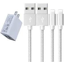 Wall Charger With Charger Cable, 2 Pair Cable