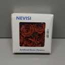 NEVISI Roses Artificial Flowers Artificial Roses Fake Rose Silk Rose Fake Flowers with Stems for DIY Wedding Bouquets Party Tables Centerpieces Floral Arrangements (16, Burnt Orange)