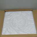 WOWSTAR Pack of 12 24"x24" Drop Ceiling Tiles, Waterproof Glue up Ceiling Panels, White