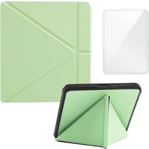 Case Compatible with 8" Kobo Forma(Model N782, 2018 Release Version), Includes a Screen Protector - Premium PU Leather Cover with Auto Sleep/Wake (One Size, Light Green)