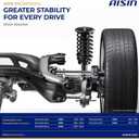 AISIN AFTERMARKET SABMB-01352 2pcs Rear Suspension Shock Absorber