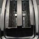 GE 2 Slice Stainless Steel Toaster, Extra Wide Slots for Toasting Bagels, Breads, Waffles & More, 7 Adjustable Shade Settings, Removable Crumb Tray, Countertop Kitchen Essentials, 850 Watts