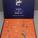 Fishing Advent Calendar 2025 Adult,24 Days Christmas Countdown Advent Calendar Fishing Gifts for Men, Teens, Boys,Surprise Xmas Gifts for Dad, Boyfriend, Husband,Fishermen