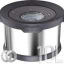 UPSKY Dog Water Bowl No Spill 10L Stainless Steel, 2.6 Gallon Large Capacity Spill-Proof Dog Bowls, Non-Slip Slow Drinking Anti-Splash Bowl for Large Messy Drinkers, No Mess Indoor/Outdoor Use, Gray (Grey)