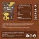 Funcafflow Instant Mushroom Coffee  Arabica Coffee with Lions Mane Mushrooms, Cordyceps, Reishi, MCT Oil & Coconut Milk  Natural Energy & Immune Support  Nootropic Wellness Blend  30 Servings (EXP 06/01/27)