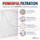 30212 True HEPA Filter Replacement Compatible with Hunter 30213, 30240, 30241, 30251, 30378, 30379, 30381 & 30382 Air Purifiers by LifeSupplyUSA