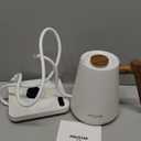 POLIVIAR Electric Gooseneck Kettle, 1350W Electric Tea Kettle Wood Pattern Handle, 34oz Pour Over Electric Kettle for Coffee & Tea, 18/8 Stainless Steel Inner, Temperature Control & Rapid Heating