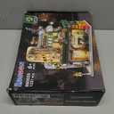 Detective Agency Building Set with LED Light, 1231PCS Detective House Building Block Toy Home Decor with Clues, Miniature House Construction Model Gift for Adults Teens Kids Boys Girls 8-12+