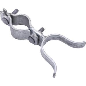 KINNAN 1-3/8" x 1-3/8" Chain Link Fence Gate Latch, Chain Link Parts with Padlock Hole, Galvanized Fence Latch Lock for Fence Gate Frames,Mount to Gate Post