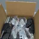 SOLEJAZZ Workbench Casters Wheels 920Lbs Retractable Casters Set of 4 Heavy Duty Side Mount Caster Rollers 3" Stepdown Castor Wheels for Bench Machinery Work Table with Installation Template, 4 Pack