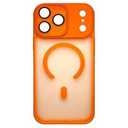 TORRAS Stronger Magnetic & Shockproof for iPhone 17 Pro Max Case, Fit for MagSafe, Military Grade Drop Protection, Camera Control, DIY Button, Slim for iPhone 17 Pro Max Case Translucent Orange
