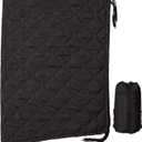 USGI Industries Military Woobie Blanket | Thermal Insulated Camping Blanket, Poncho Liner | Large, Portable, Insulation, Water-Resistant, for Hiking, Survival | Compression Carry Bag (Tactical Black)