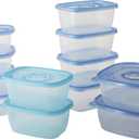 GladWare Food Storage Containers, Family Variety Pack, 24 Piece Set | with Glad Lock Tight Seal, BPA Free Containers and Lids in a Variety of Sizes to Hold and Store Food, Family Variety - 12 Count