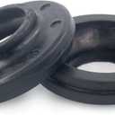 Coil Spring Insulators, Coil Spring Isolators Compatible with 1984-2001 Cherokee XJ, 93-98 Grand Cherokee ZJ, 97-06 Wrangler TJ, 86-92 Comanche MJ, 84-90 Wagoneer (Stock Height)