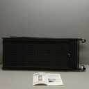 VEVOR 5-Tier Foldable Storage Shelf, 28W x 13D x 66H Inch Folding Metal Rack Shelving Unit, No Assembly Organizer Shelf with 5 Wheels & 4 Hooks for Pantry, Kitchen, Garage, Basement, Black