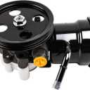 Power Steering Pump w/Pulley & Reservoir for 1996-2000 Toyota 4Runner 2.7L, 1996-2001 Tacoma 2.4L/2.7L - Replaces 44320-35630, 44320-35480, 44320-60260, 4432000403, 21-5228