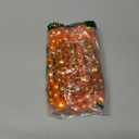 200PCS Orange Faux Pearls Beads for Centerpiece Vases, Vase Filler Faux Pearls, No Holes Filler Beads for Party Anniversary Birthday Wedding Table Decor, 10/14/20/30mm