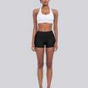 CHRLEISURE High Waisted Spandex Biker Shorts, Workout Booty Soft Yoga Shorts for Women XL