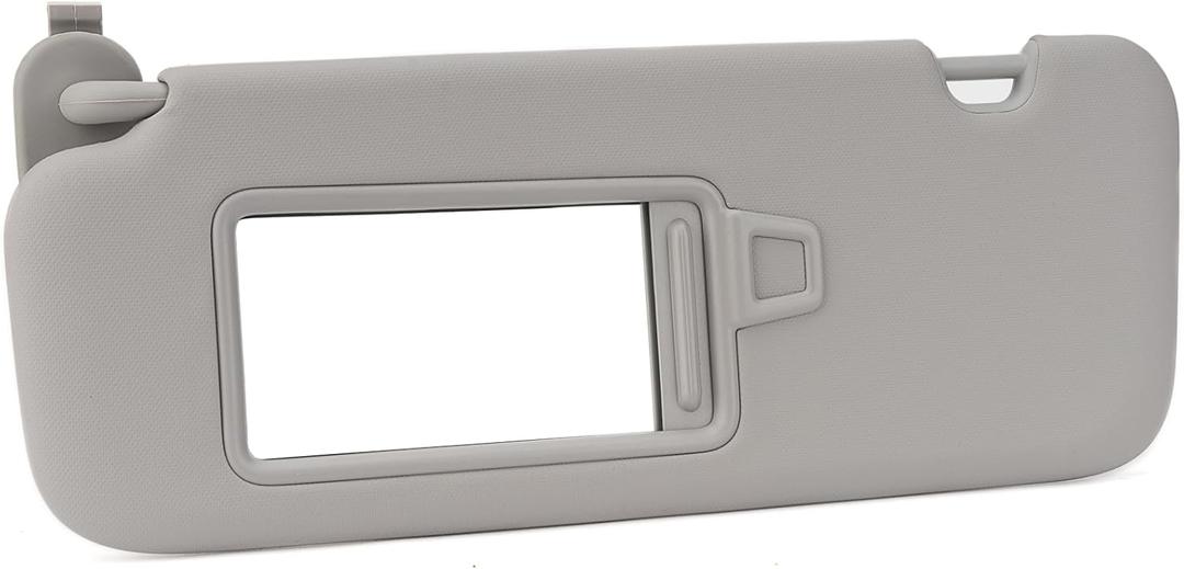 Left Driver Side Sun Visor Compatible with 2017 2018 2019 Hyundai Elantra AD Replaces # 85210-F0100TTX (Gray)