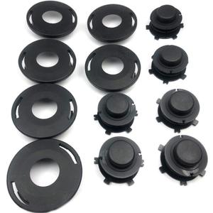 DAGIJIRD 12PCS Trimmer Head Spool & Cap Combo for Stihl 25-2 Head Cover FS 55 80 83 85 90 100 110 120 130