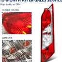 Pair Halogen Tail Lights Assembly for 2014-2023 Ford Transit Connect