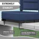Stadium Seats with Back Support, Portable Bleacher Seat with Extra Thick Cushion, Folding Stadium Chair with Shoulder Strap, Removable Cushion and Storage Pocket for Sports Events