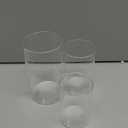 Glass Cylinder Vase Set of 18 for Centerpieces, 4,4.7,6 inch Tall Clear Vase Floating Candle Holder for Wedding Table Home Dcor and Party