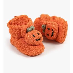 GDSDYM Baby Booties Cozy Fleece Slippers Soft Baby Shoes With Gripper Soles, Winter Warm Infant Newborn Crib Sock Shoes First Walkers
