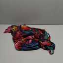 MEROKEETY Women's Spring Wedding Guest Dress 2026 Long Sleeve Bodycon Floral Mesh Fall Cocktail Holiday Party Maxi Dresses (Neon, XL)