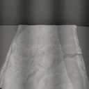 Sun Zero - 56260 Greyson Faux Dupioni Silk Extreme 100% Blackout Back Tab Curtain Panel, 50" x 95", Pearl White