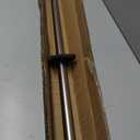 Heavy Duty 1 Inch Diameter Single Curtain Rods, Curtain Rods for Windows 48 to 84 Inch, Brushed Nickel Curtain Rods with Aluminum Alloy End Cap Finials, Wall Mount and Ceiling Mount Drapery Rods