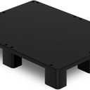 VigiFront Plastic Pallets, Plastic Pallets for Basement Storage, HDPE Lightweight Waterproof Pallet, Easy to Stack, for Indoor and Outdoor, Supermarkets and Warehouse (31.5'' L X 24'' W X 4.7'' H)