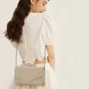 GM LIKKIE Clutch Purse for Women, Evening Envelope Clutch Bag, Crossbody Foldover PU Leather Shoulder Handbag