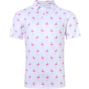 Fanient Men Golf Polo Shirts Short Sleeve 3D Printed Dry Fit Moisture Wicking 4-Way Stretch Summer Athletic Polo Shirts (White, S) Fanient Men Golf Polo Shirts Short Sleeve 3D Printed Dry Fit Moisture Wicking 4-Way Stretch Summer Athletic Polo Shirts (White, S)