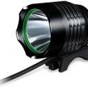 Night Eyes-2400 Lumens(1200LMx2) Mountain Bike Headlight Bike Light -Rechargeable 8.4V ABS Waterproof Battey Pack-Free USB BikeTaillight Bonus -NO Tool Required