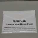Bleidruck Premium Vinyl Sticker Paper, Clear